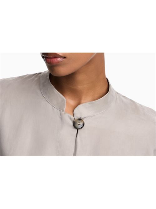 Camicia collo guru in lyocell fluido lavato Emporio Armani | EW005082 AF20900.U6272